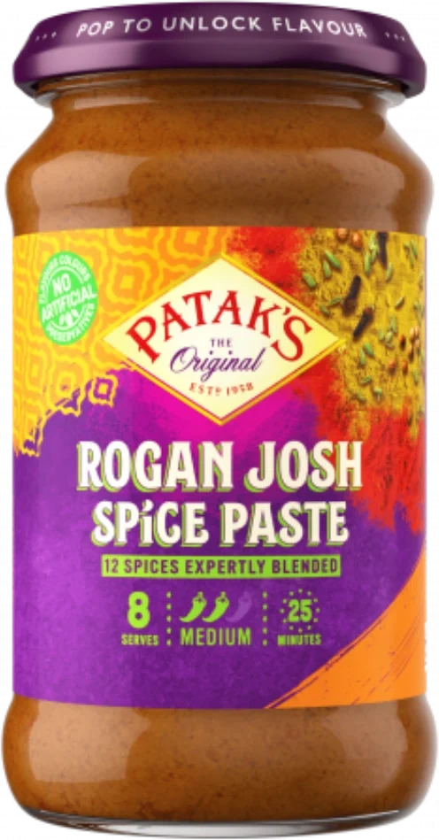 Patak's Rogan Josh Currypasta 283g