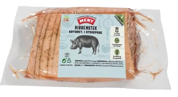 Svin Ribbenstek Krydret i Stekepose Ca1,3kg Meny