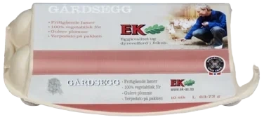 Gårdsegg l 10stk Ek Gårdspakkeri