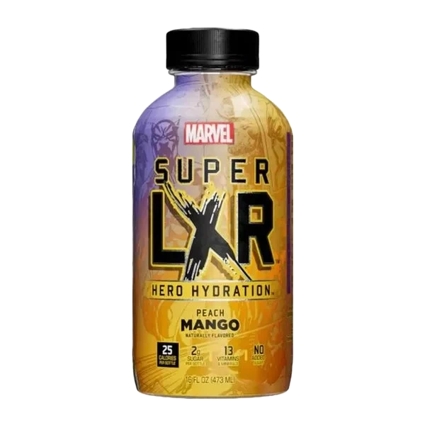 Super LXR -Fersken og Mango 473ml