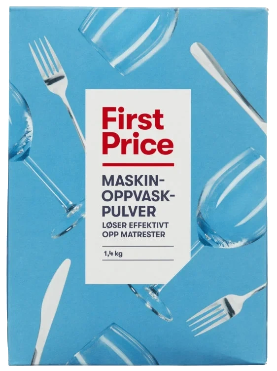 Maskinoppvask Pulver 1,4kg First Price