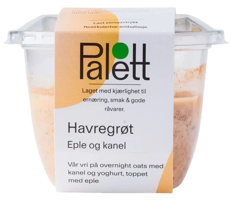 Havregrøt Eple&Kanel 180g Palett