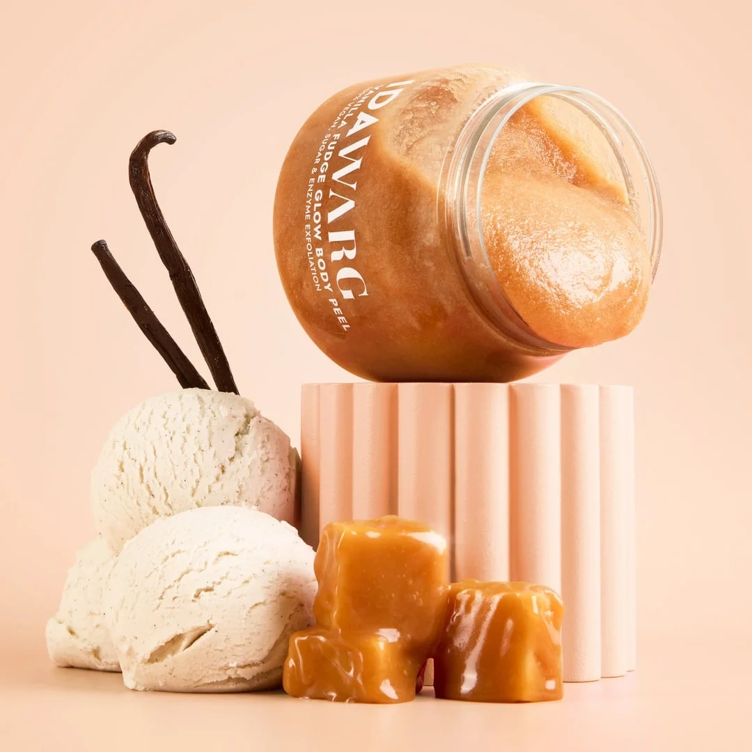 IDA WARG Beauty Vanilla Fudge Glow Body Peel, 250 ml