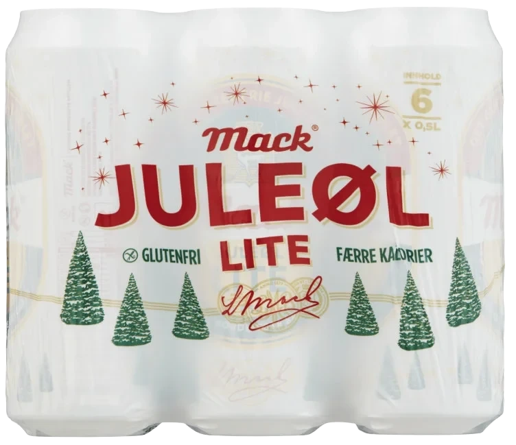 Mack God Jul Lite 0,5l Bx 6stk