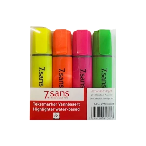 Tekstmarkører 4-pk