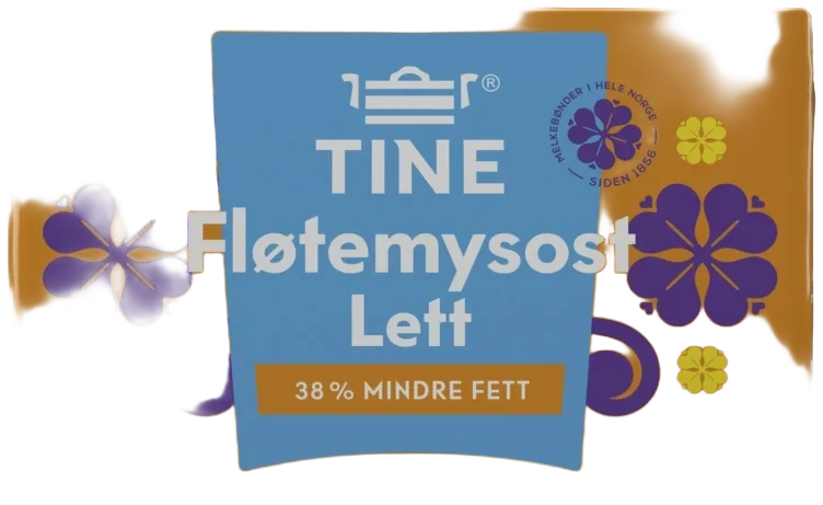 Fløtemysost H20 Lettere 500g Tine