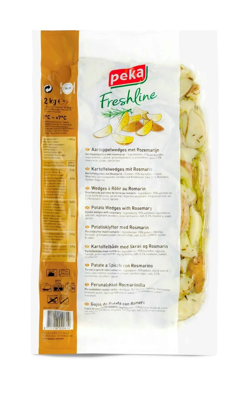 Peka Freshline Potatisklyftor med Rosmarin