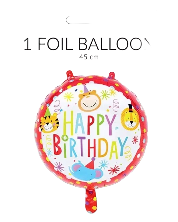 Folieballong Happy B-Day