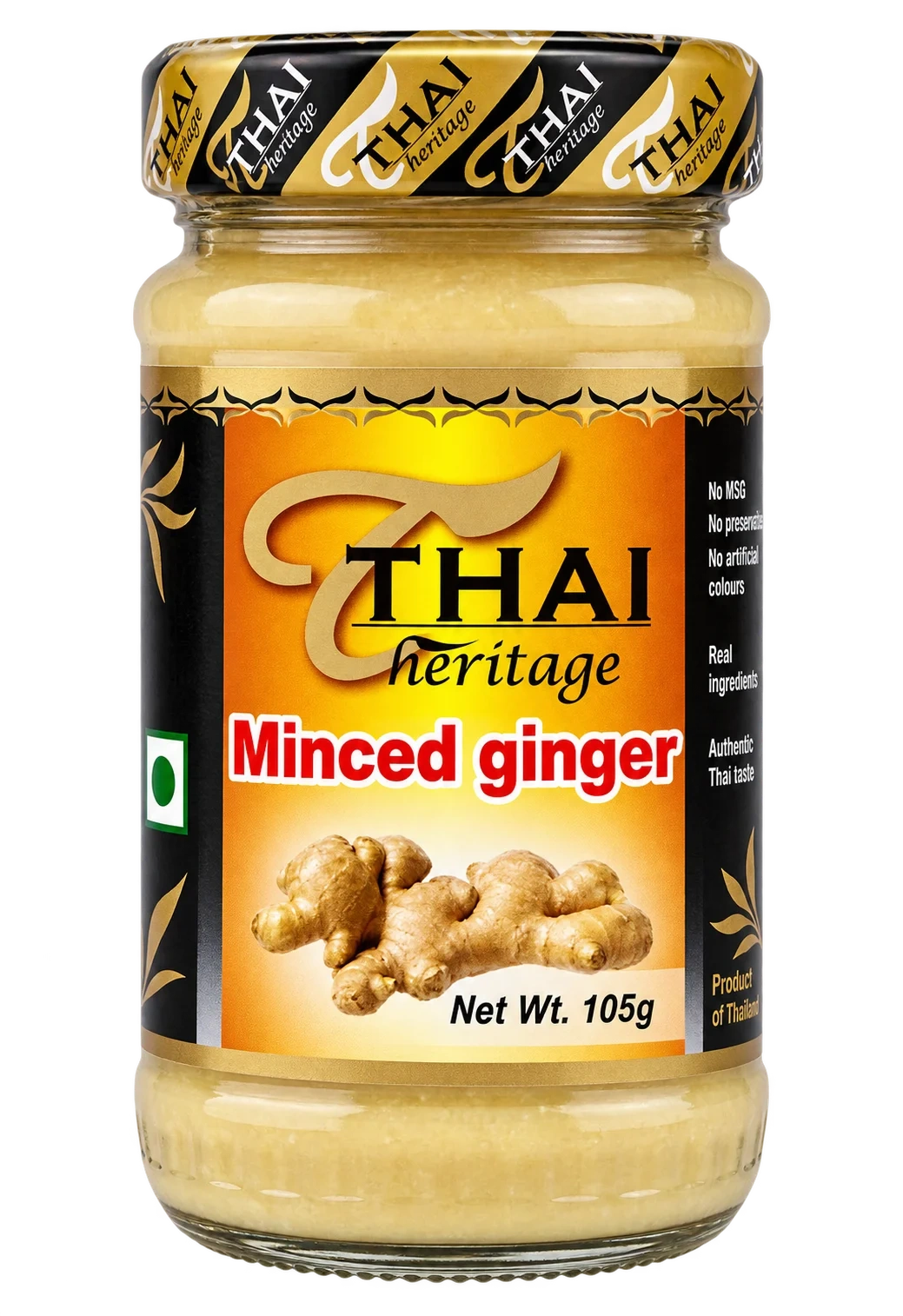 Thai Heritage Hakket Ingefær 105g