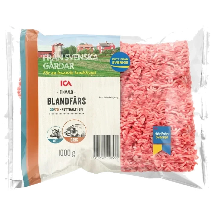 Blandfärs Färsk 30/70 1kg ICA