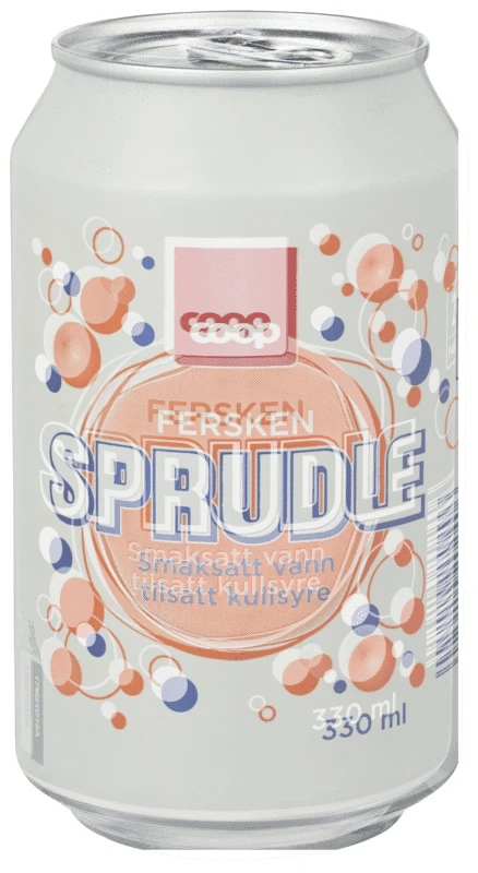 Coop Sprudle Fersken 0,33l