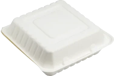 Varmmatboks 3rom fiber 1200ml 23.5x22.7x8 miljøvennlig 50stk
