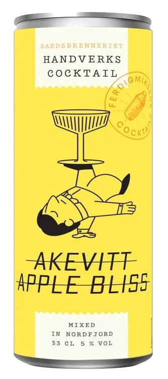 Handverkscocktail Akevitt Appl 33Cl Bx 5