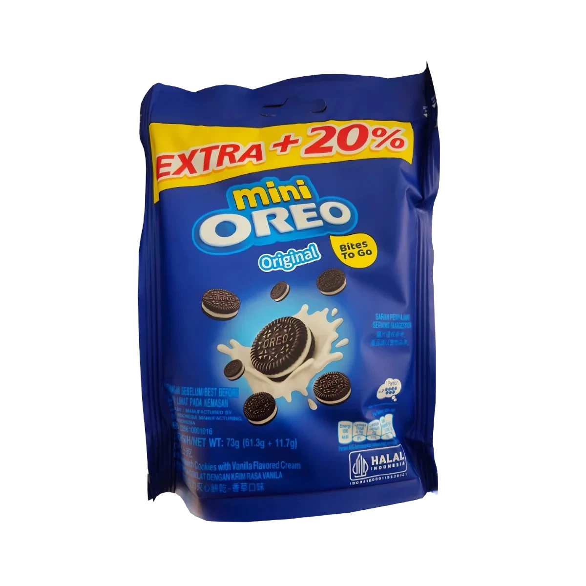 Oreo Mini Original Pouch 73 g DATOVARE