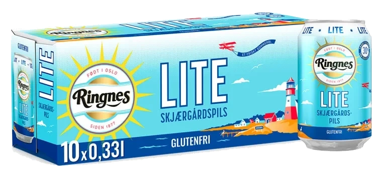 Skjærgårdspils Lite 0,33lx10 boks Ringnes