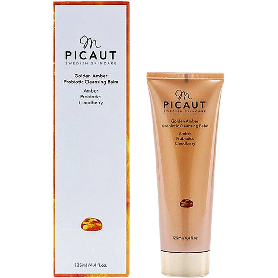 M Picaut Swedish Skincare Golden Amber Probiotic Cleansing Balm