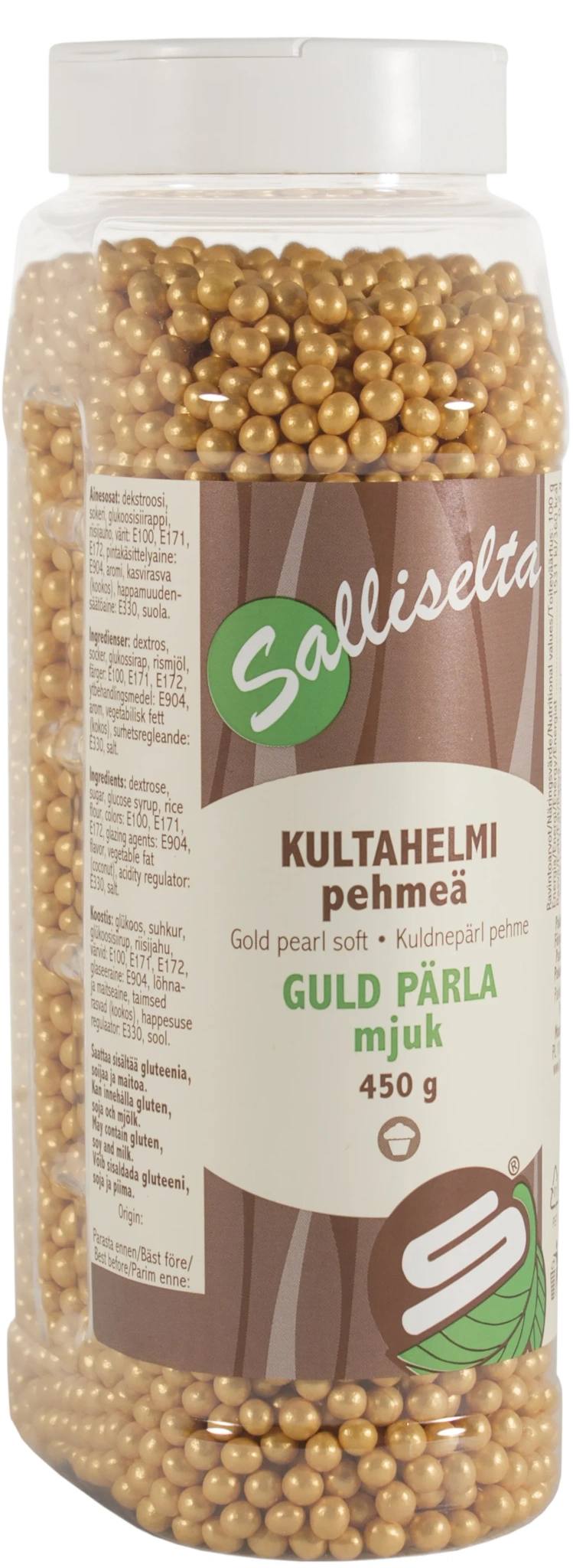 Salliselta Pärlor guld mjuka