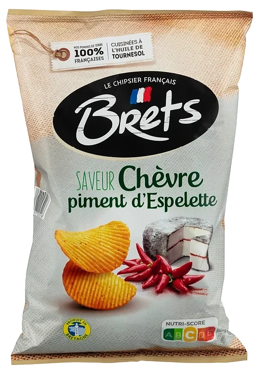 Potetchips m/ chevre og chili  125g
