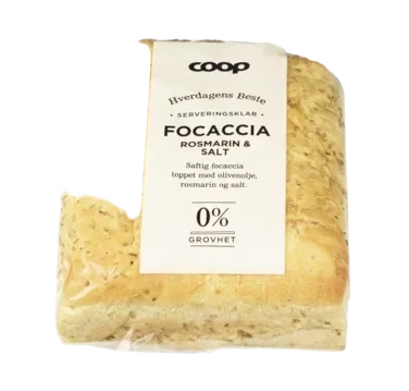 Coop Focaccia Rosmarin Salt 400g