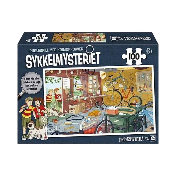 Puslespill Sykkelmysteriet - Detektivbyrå Nr.2