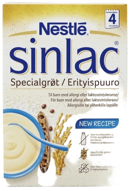 Sinlac Spesialgrøt 4m 500g