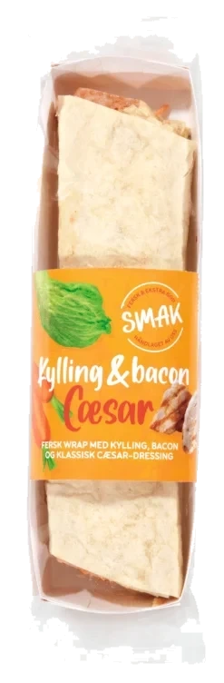 Wrap Cæsar Kylling&Bacon 220g Smak