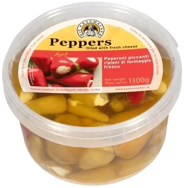 Ostefylte Chilipepper Sterk 1.3kg Die Käsemacher