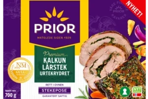 Prior Kalkun Lårstek Urtekrydret, med stekefilm