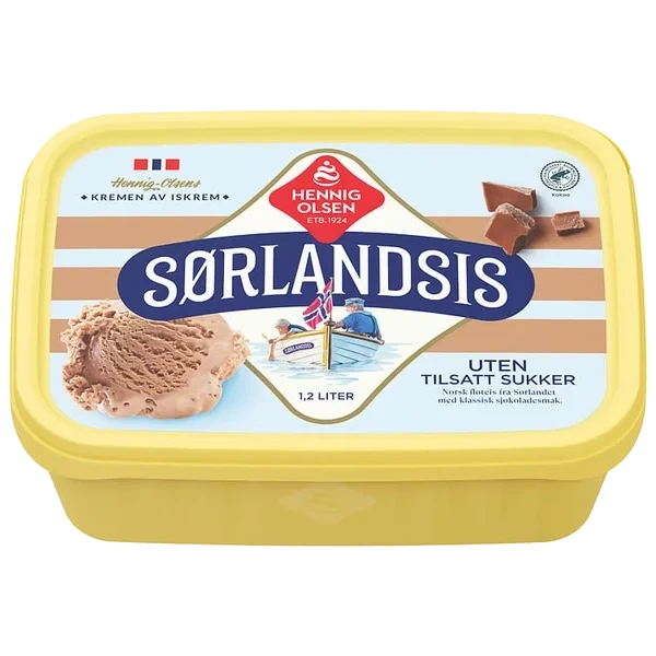 Sørlandsis Sjokolade U/tilsatt Sukker 1,2 H-o