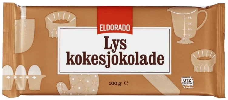 Kokesjokolade Lys 100g Eldorado