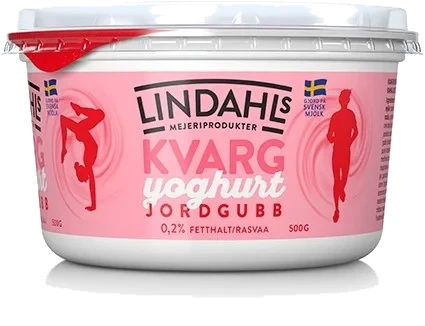 Kvargyoghurt jordgubbssmak