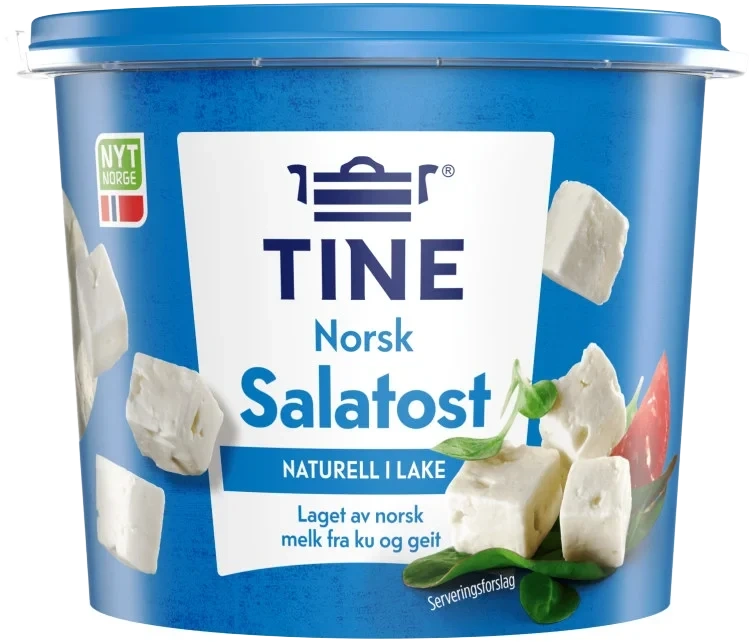 Salatost Naturell 220g Tine