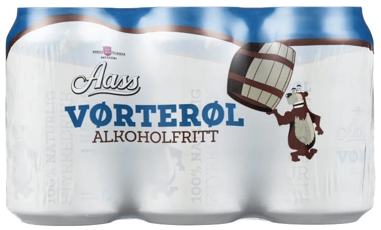 Aass Vørterøl 0,33lx6 boks
