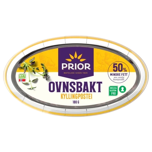 Kyllingpostei Ovnsbakt 180g Prior