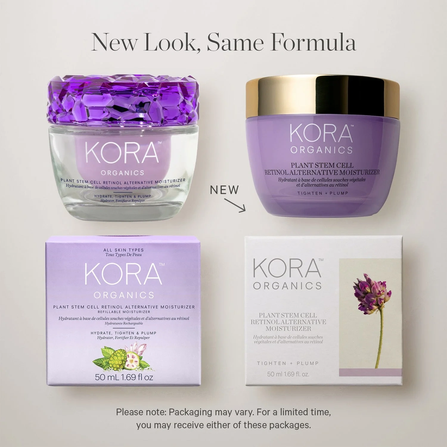 KORA Organics Plant Stem Cell Retinol Alternative Moisturizer