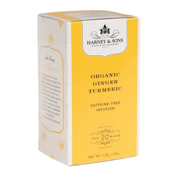 Harney Premium Ginger Turmeric Økologisk Organic 20stk