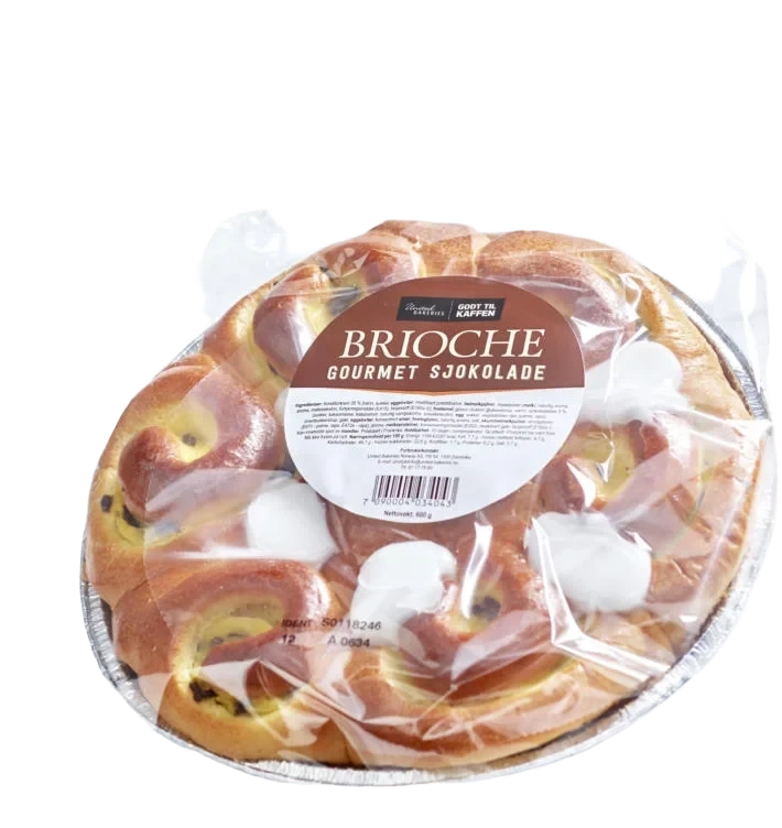Gourmet Brioche med Sjokolade 500g