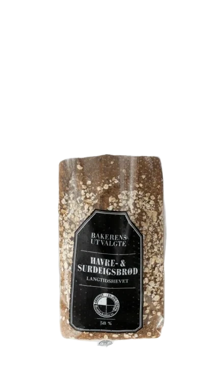 Bakerens Utvalgte Havre- & Surdeigsbrød 530g
