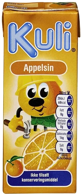 Kuli appelsin tetrapk   30x0,2l