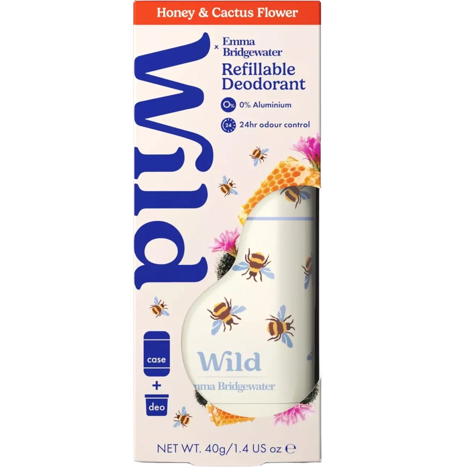 Wild Deo Stick Bee Case Honey Cacturflower