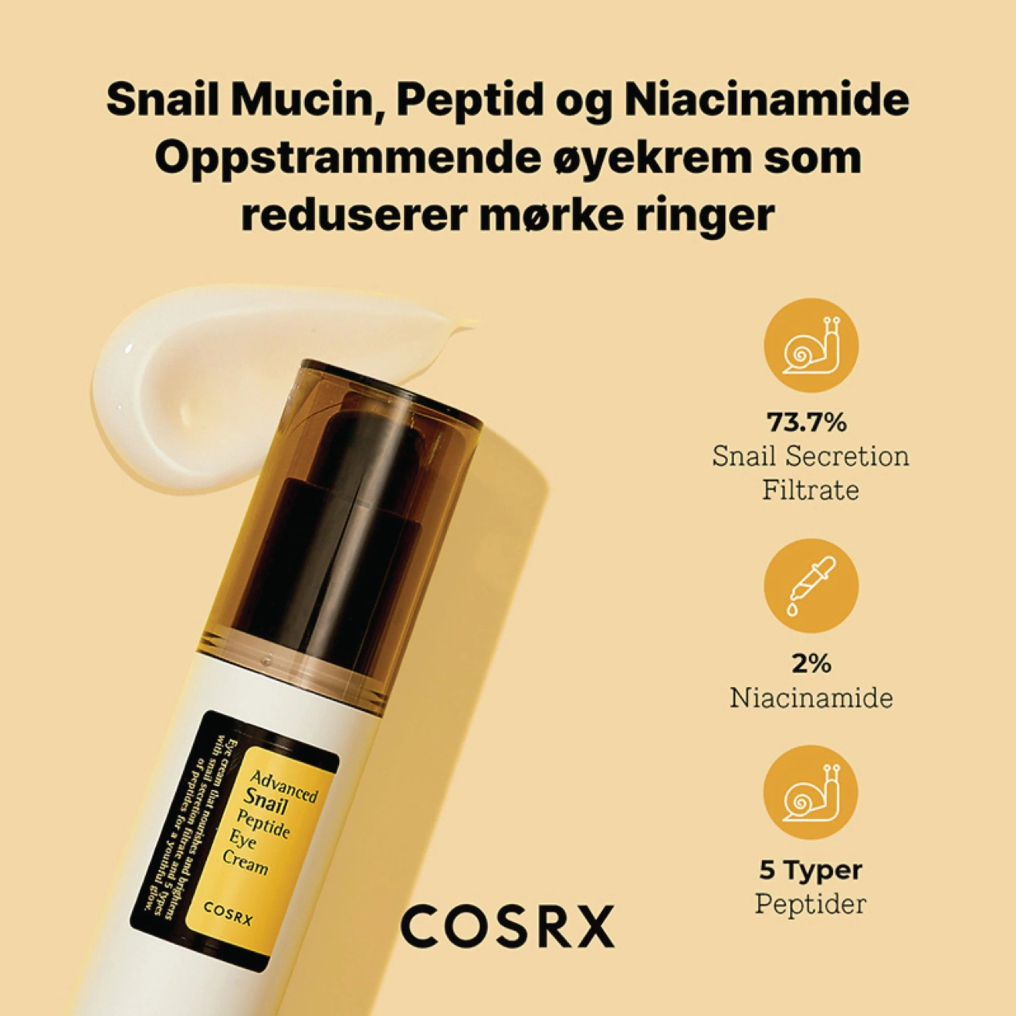 COSRX Advanced Snail Peptide Eye Cream, 25 ml
