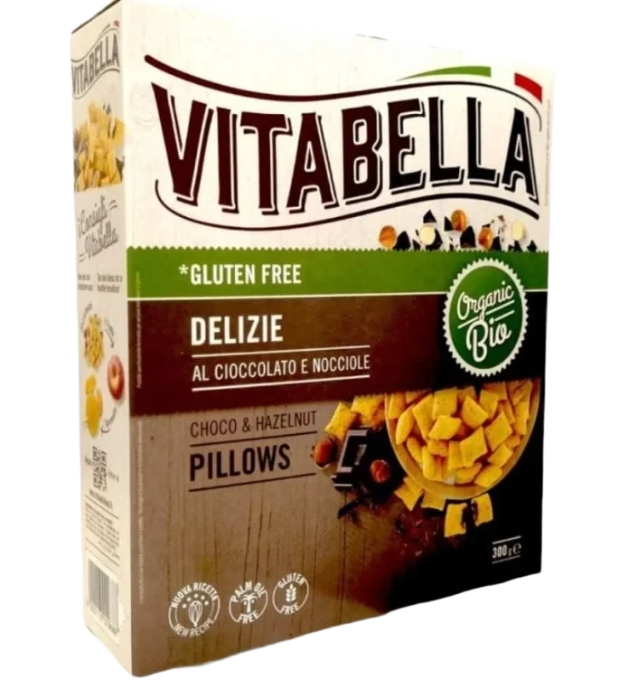 Vitabella Cerealputer m/Sjok & Hasselnøttfyll Gl.fri Øko