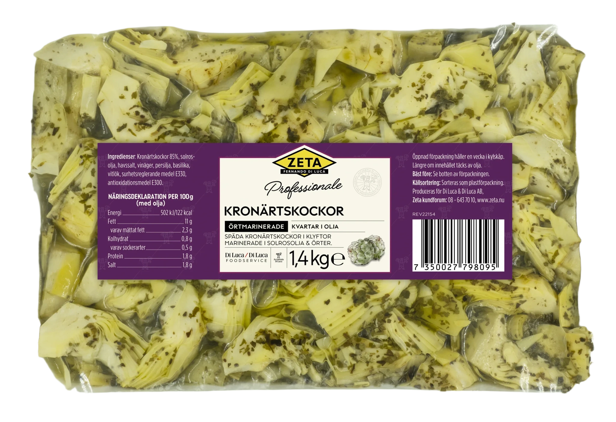 Kronärtskockor marinerade
