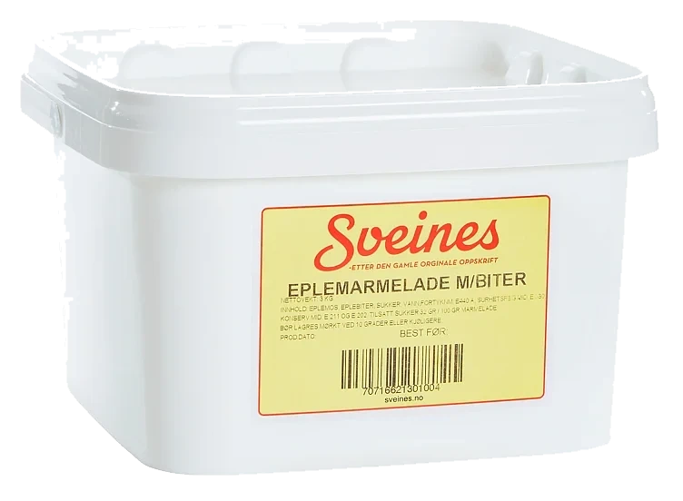 Eplemarmelade m/bit     3kg