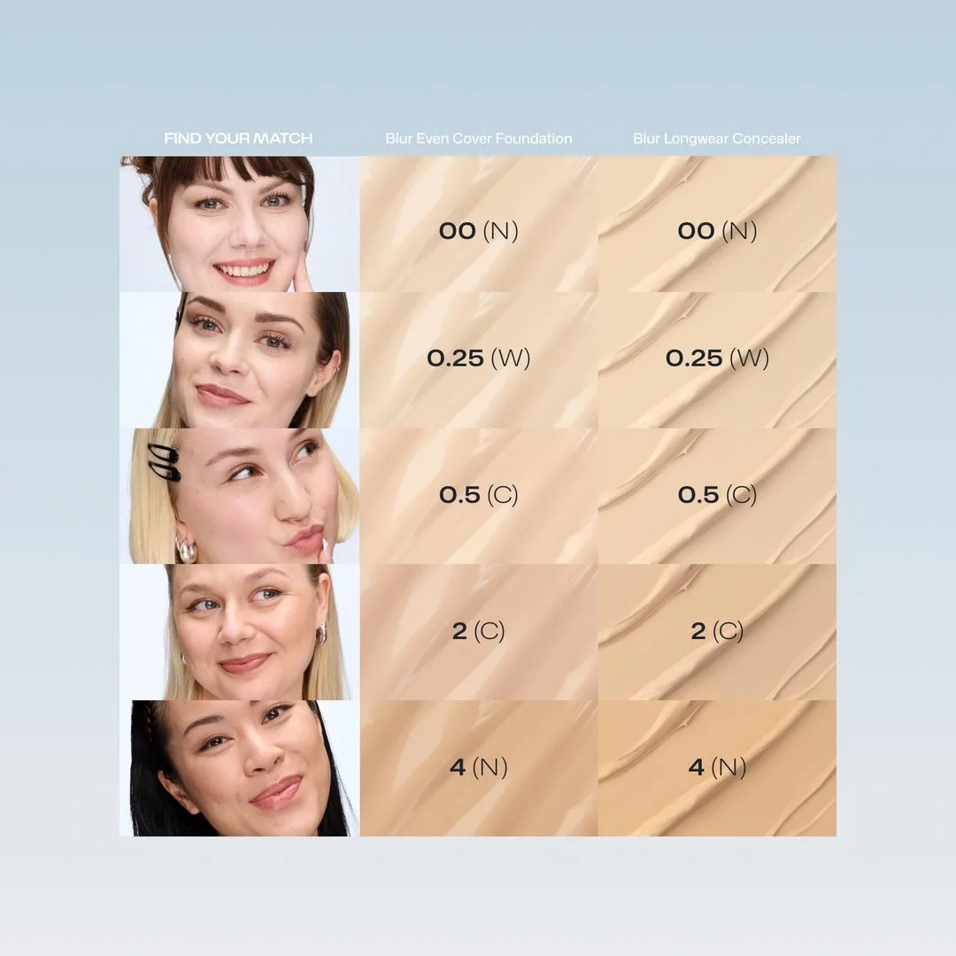 Lumene Blur Longwear Concealer, 0.5 Cold, 8,5 ml