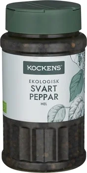 Svartpeppar hel Ekologisk