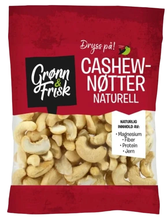 Cashewnøtter 65g Grønn&Frisk
