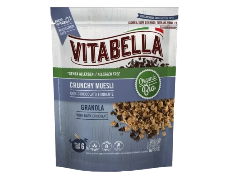 Granola m/Mørk Sjoko. 240g Gl.Fri Vitabella