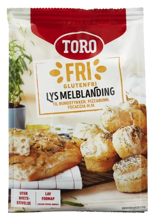 Glutenfri lys melbland. 360g