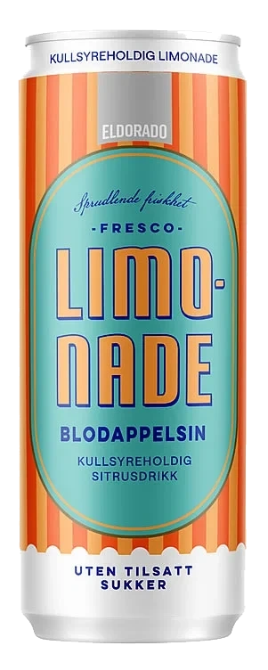 Limonade Blodappelsin 0,33l boks Eldorado